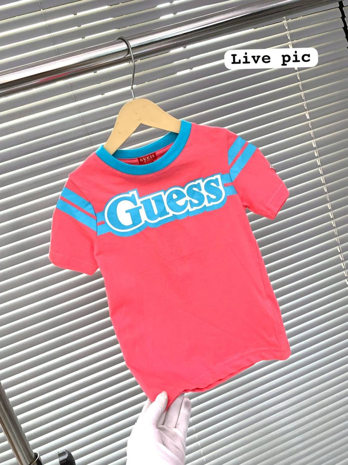 Guess Pink Kids Premium Quality T-shirt-2