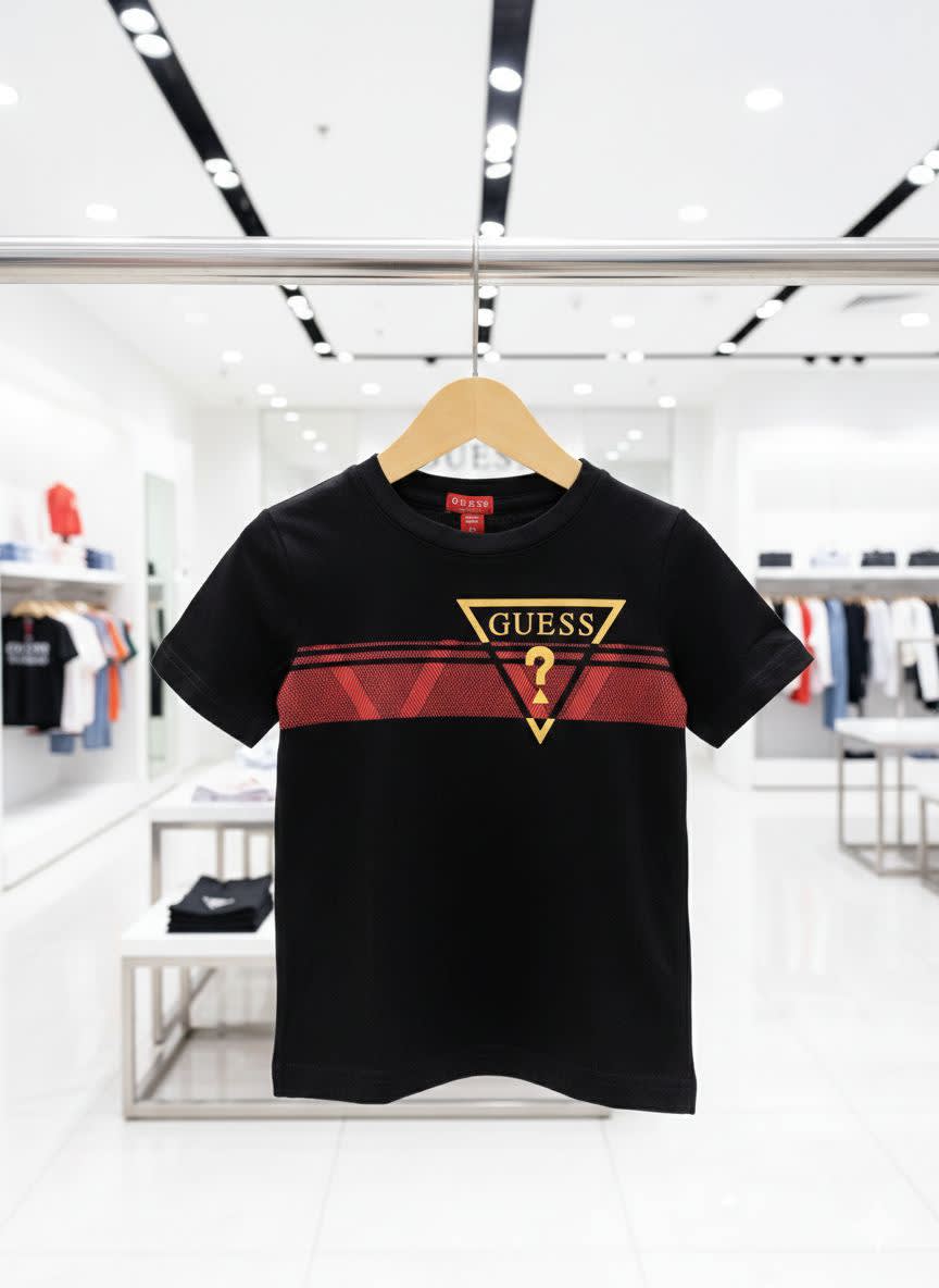 Guess Black Kids Premium Quality T-shirt-0