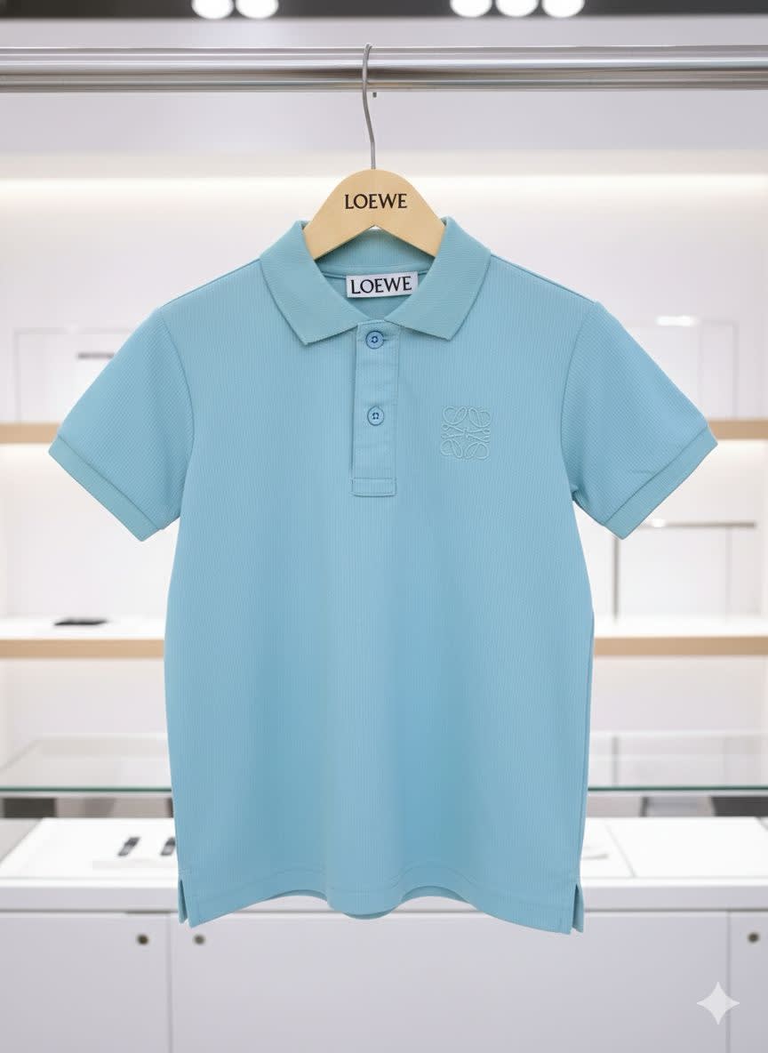 Loewe Sky Blue Kids Premium Quality T-shirt-0