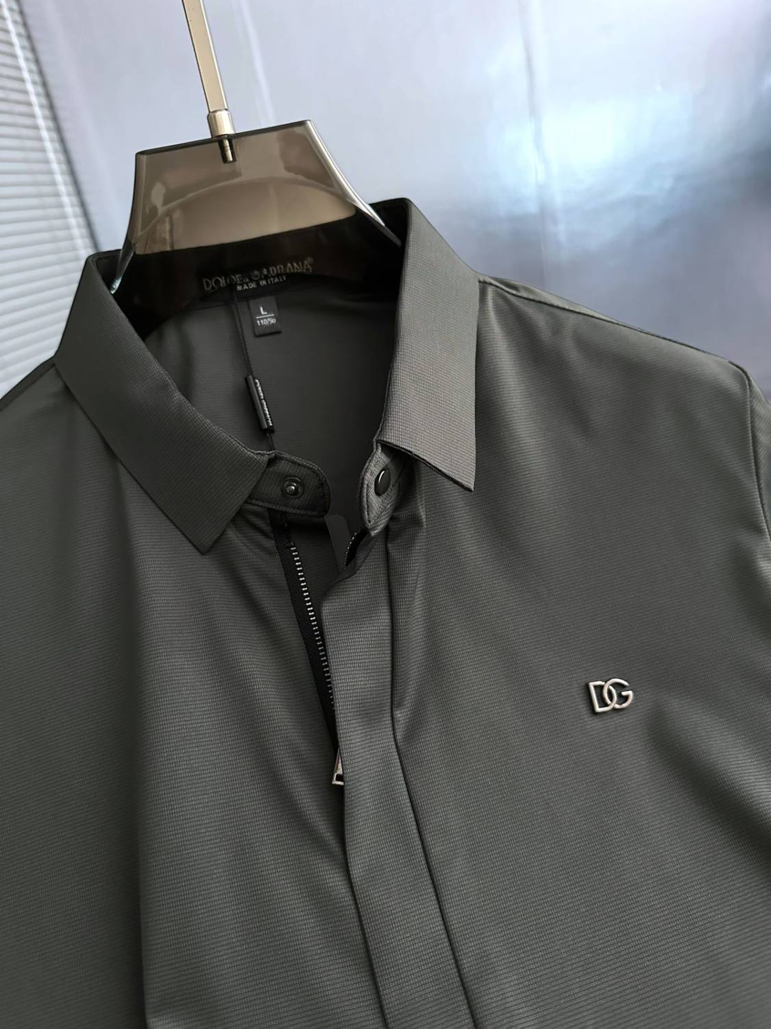 Dolce & Gabbana Dark Grey Premium Quality Short Sleeve Shirt-3