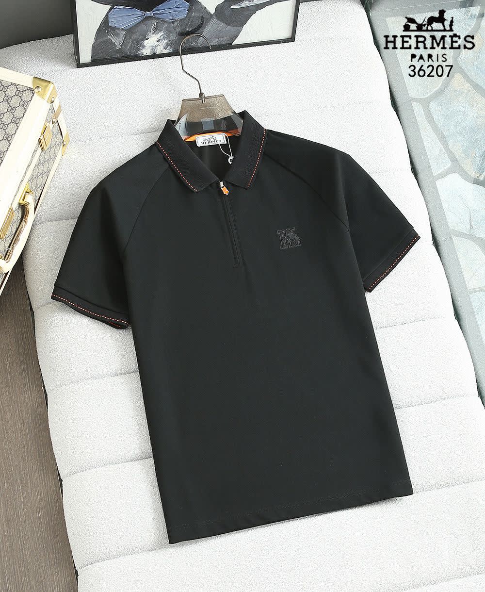 Hermes Black Premium Quality T-shirt-0