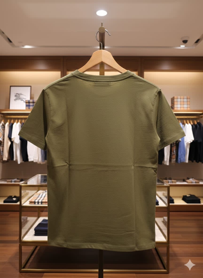 Burberry Green Premium Exclusive Polo T-shirt-3