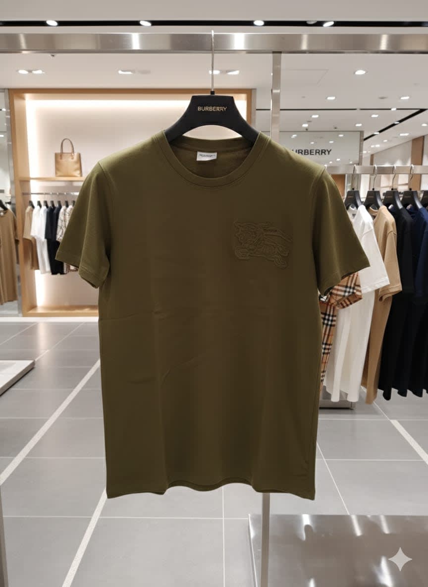 Burberry Green Premium Exclusive Polo T-shirt-1