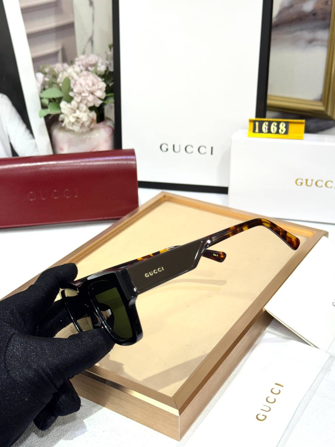 Gucci Green Premium Sunglasses-1