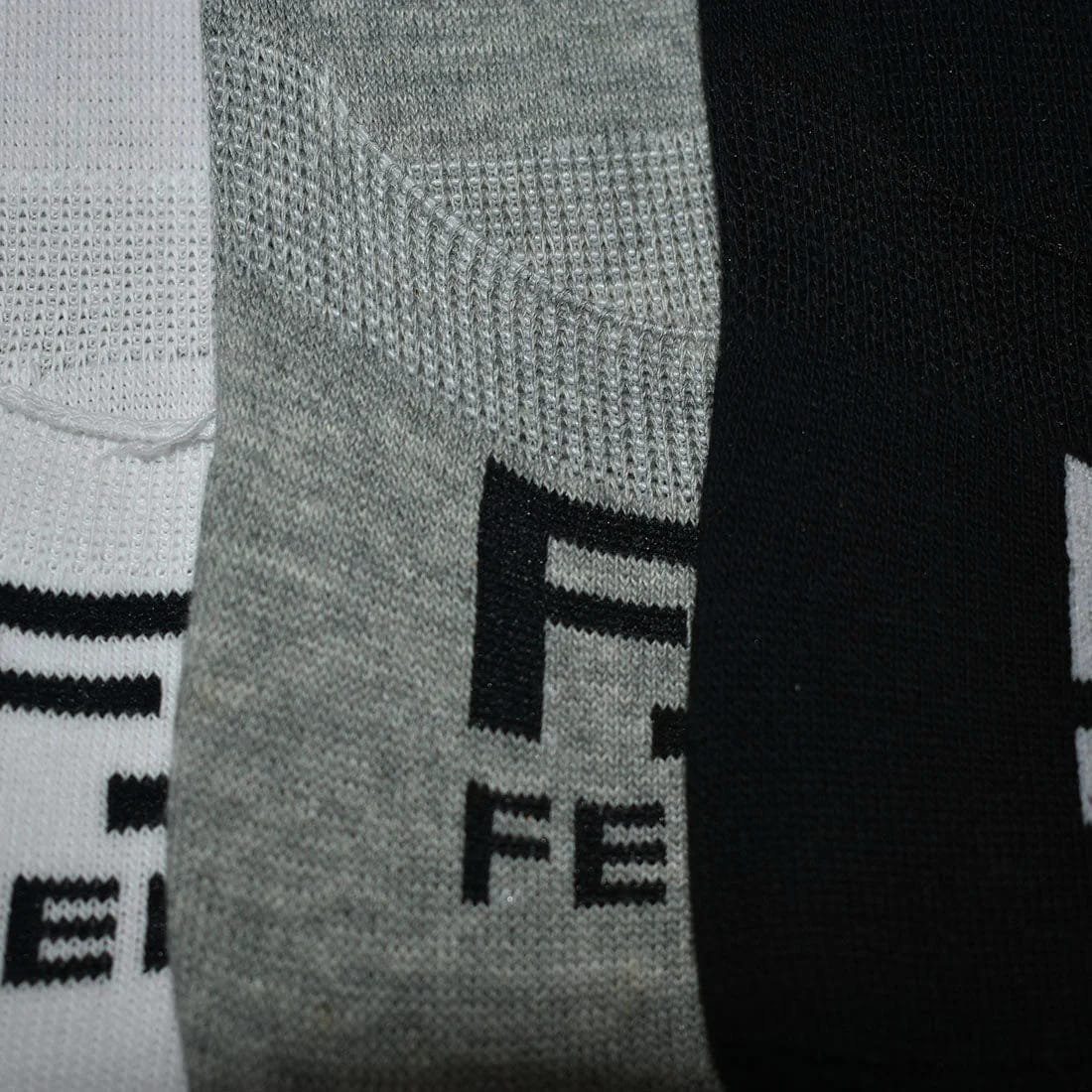 Fendi Embroidery logo No Show Premium Socks - Pack of 5-2