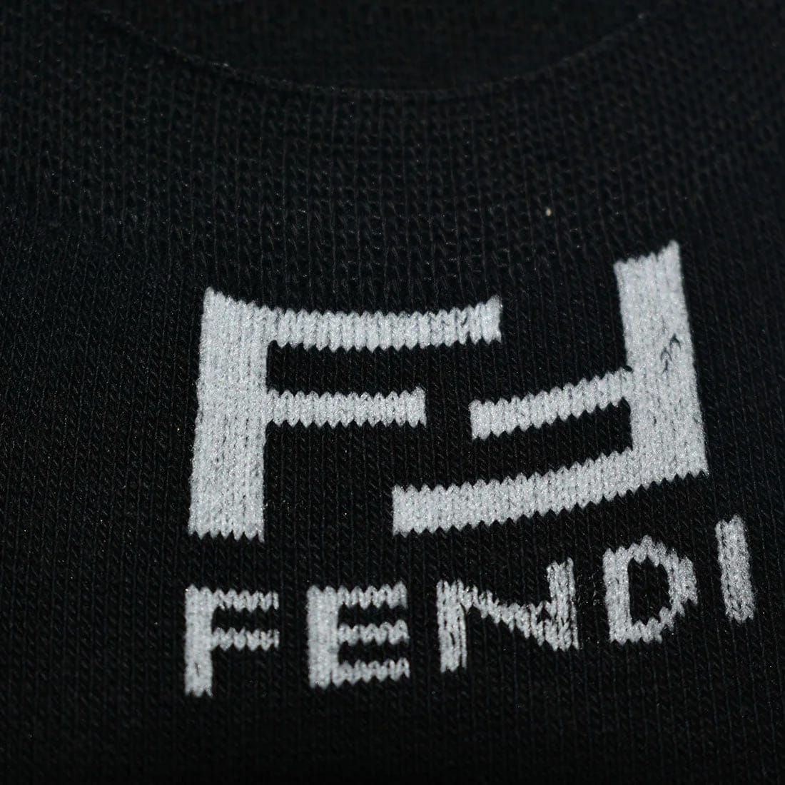 Fendi Embroidery logo No Show Premium Socks - Pack of 5-3