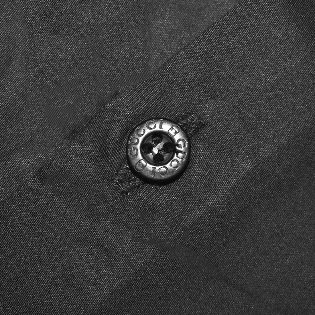 Gucci Bee Embroidered Black Kids Shirt-4