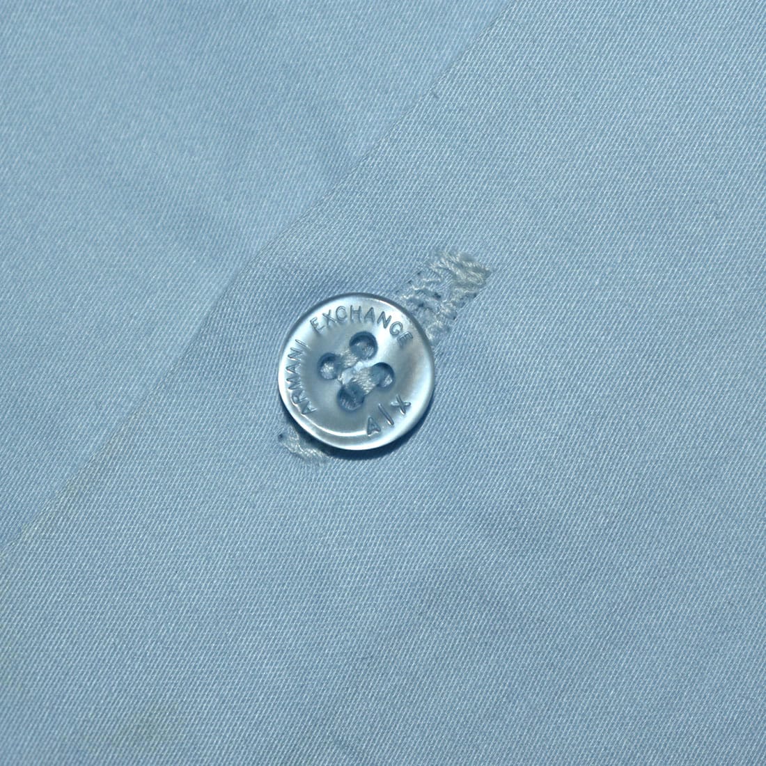 Armani Exchange Sky Blue Premium Kids Shirt-4