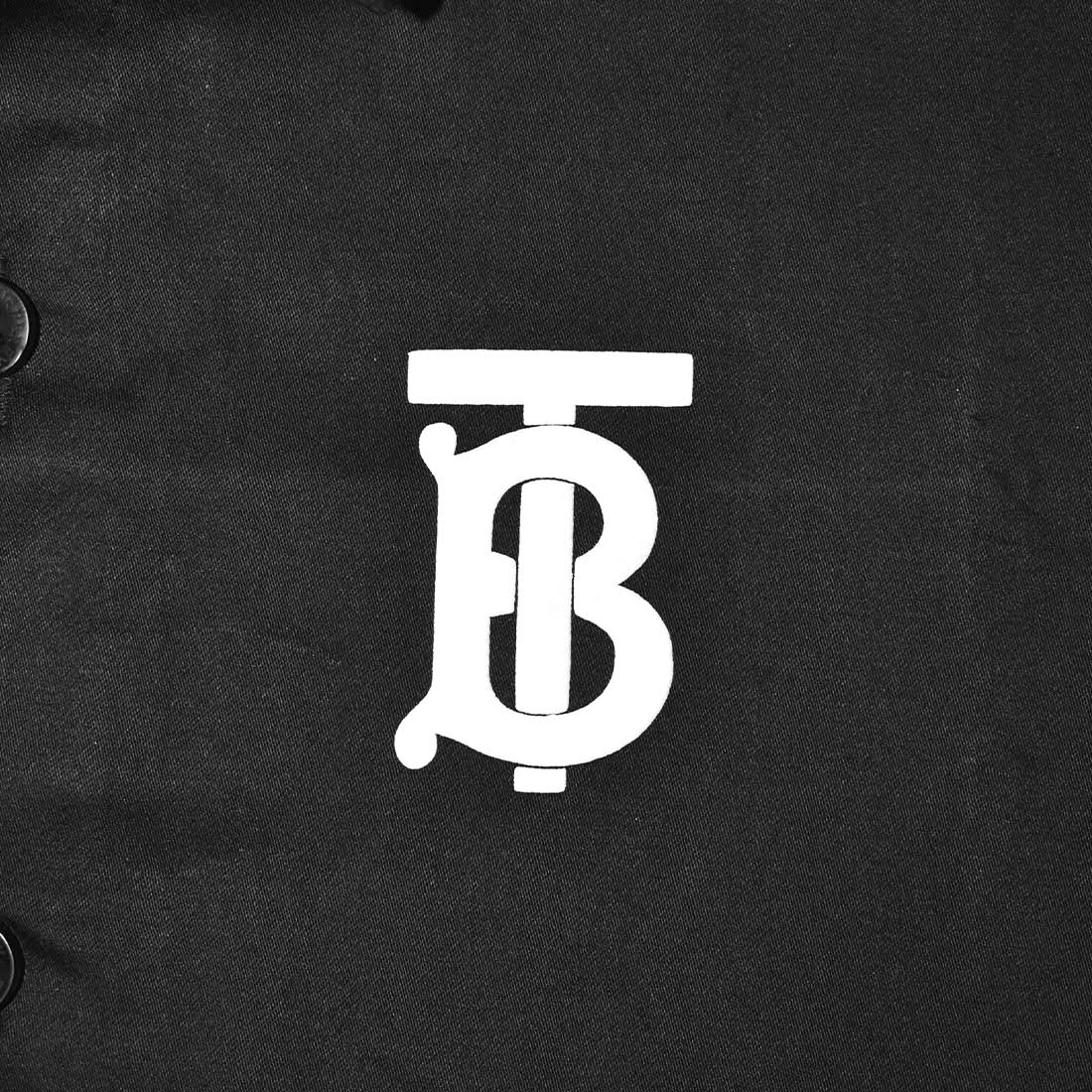 Burberry Embroidered Premium Black Kids Shirt-3