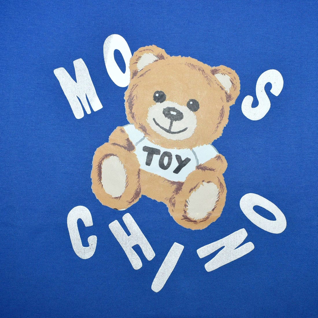 Moschino Blue Teddy Print Premium Kids T-shirt-5