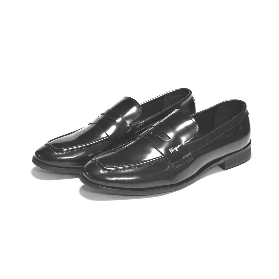 Salvatore Ferragamo Black Premium Quality Loafers-0