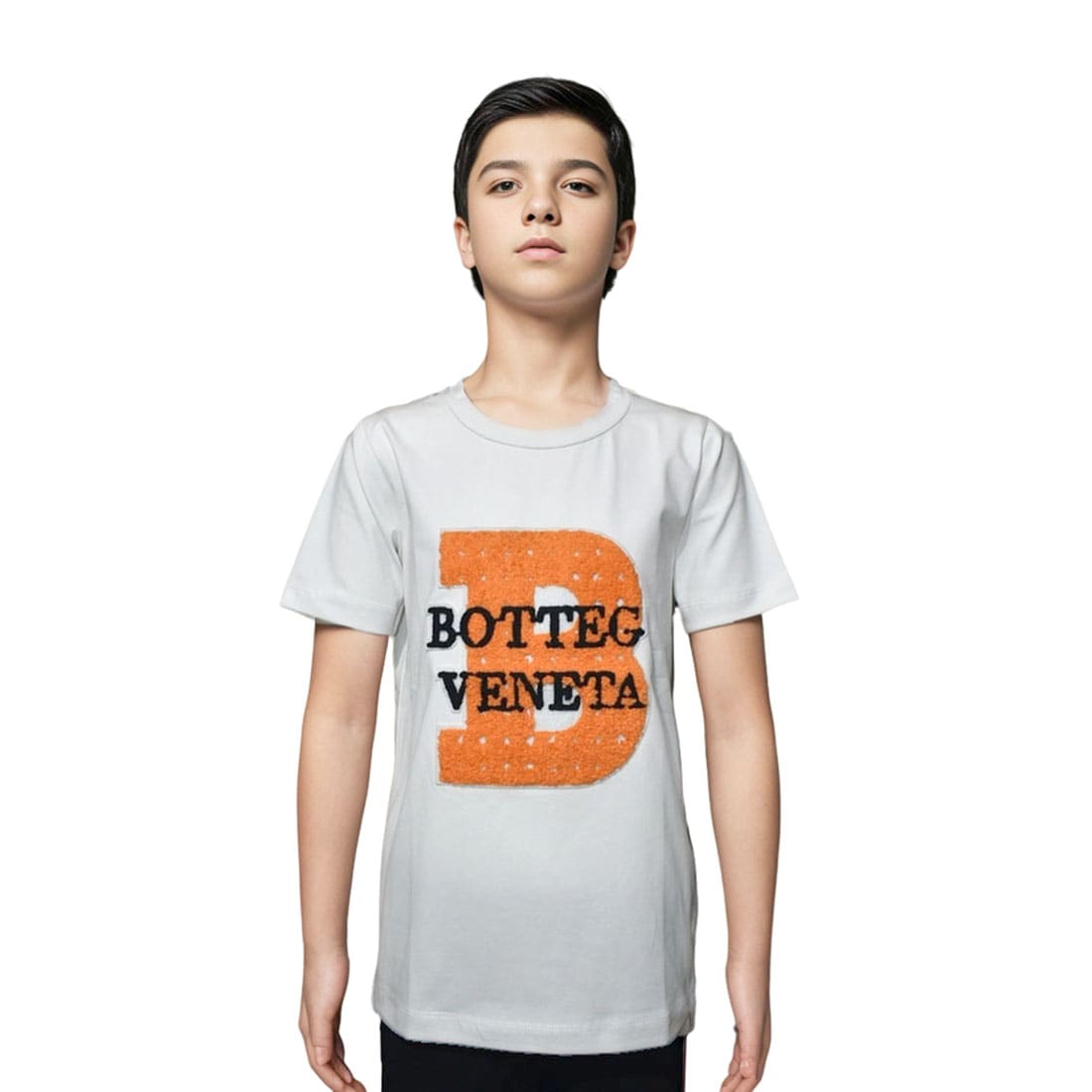 Bottega Veneta White Premium Kids T-shirt-0
