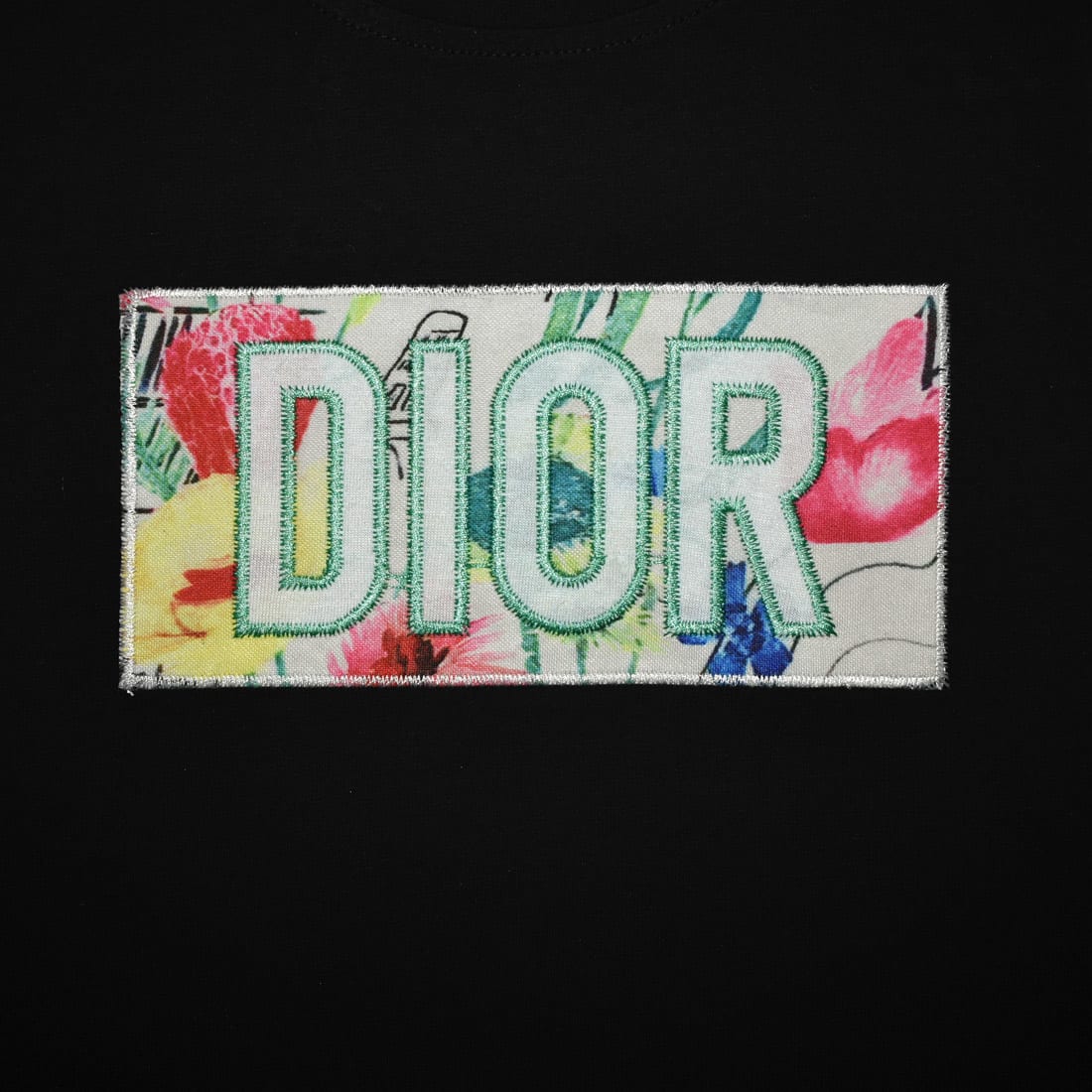 Dior Embroidered logo Black Premium Girls Co-ord Set-3