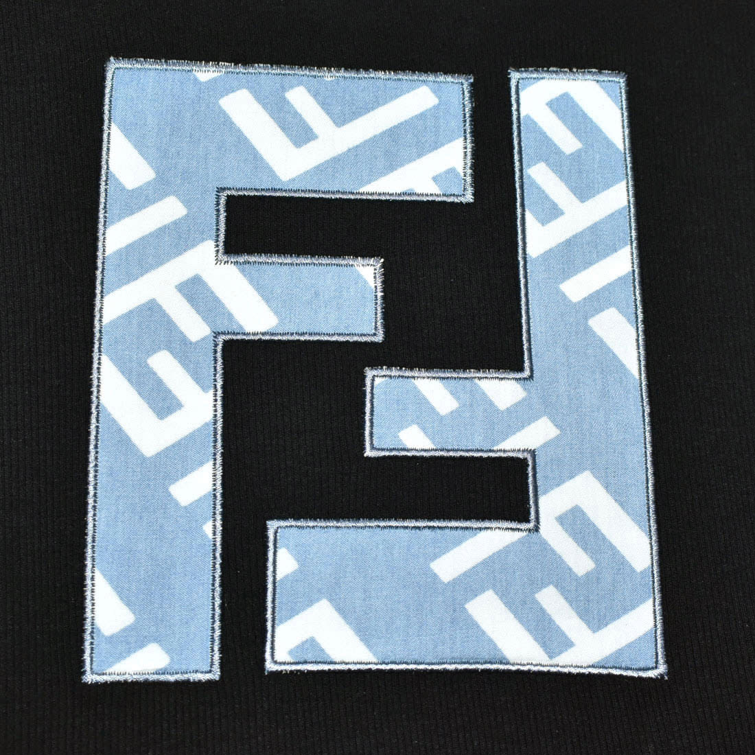 Fendi Embroidery logo Black Premium Girls Co-ord Set-3