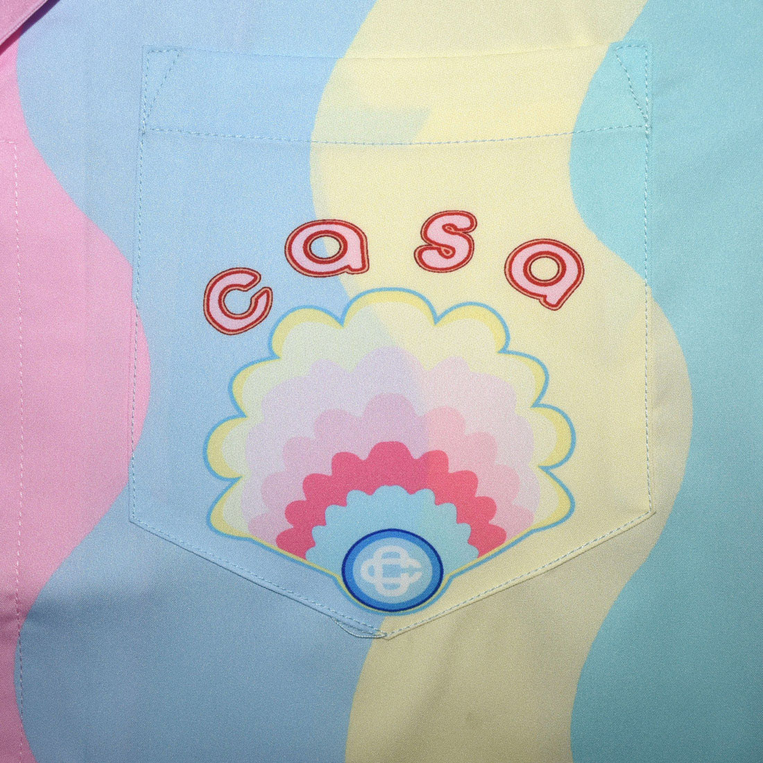 Casablanca Pastel Premium Short Sleeve Shirt & Shorts Combo-4