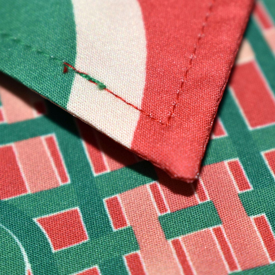 Casablanca Paris Red & Green Mens Shirt & Shorts Combo-3