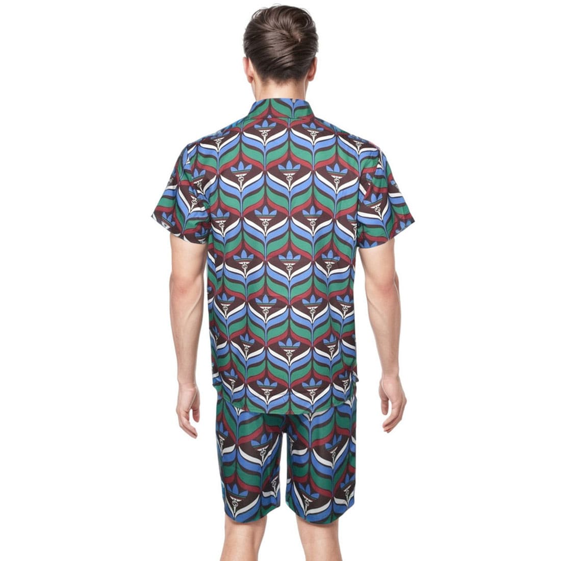 Gucci x Adidas Green & Red Premium Shirt & Shorts Combo-1