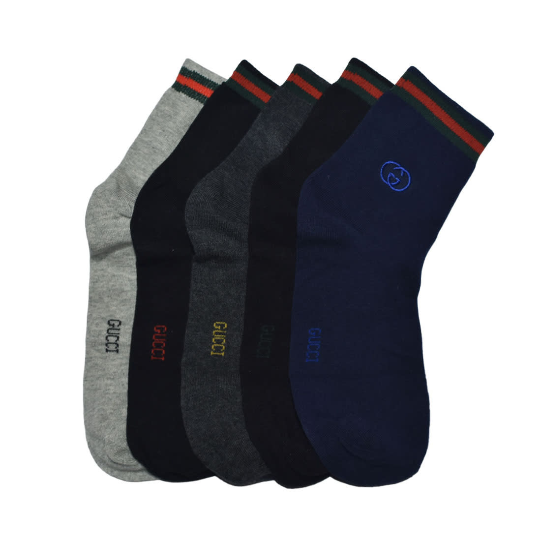 Gucci Embroidered logo Low Cut Premium Quality Socks-0