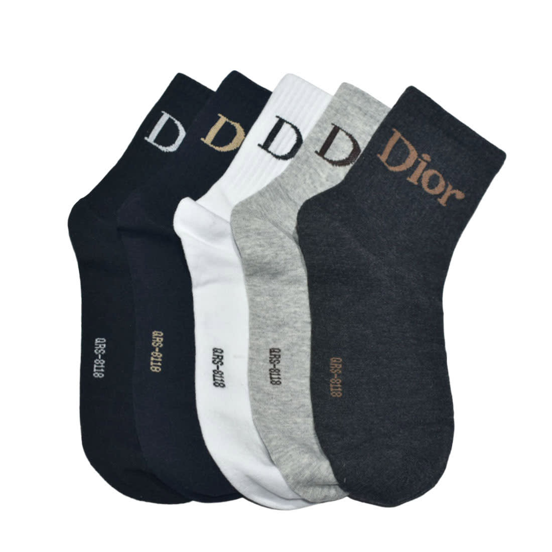 Dior Low Cut Black Premium Quality Socks-0