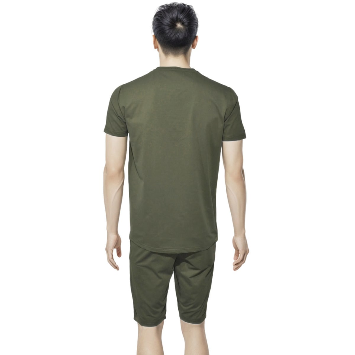 Prada Green Premium Quality Men's Half Sleeve T-shirt & Shorts-1
