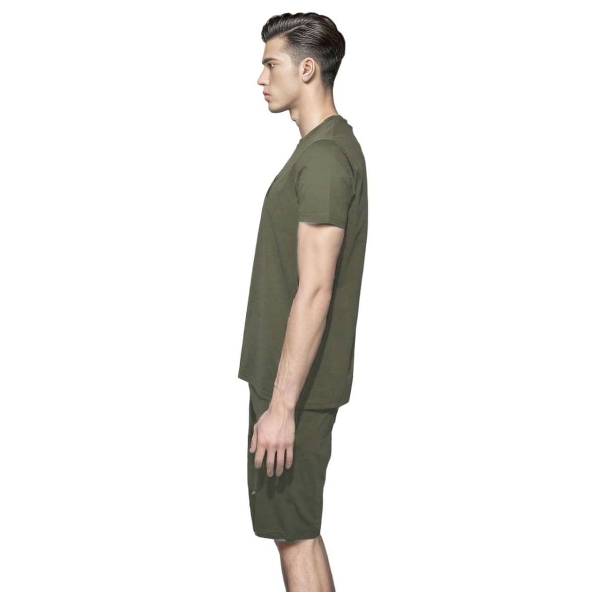 Prada Green Premium Quality Men's Half Sleeve T-shirt & Shorts-2