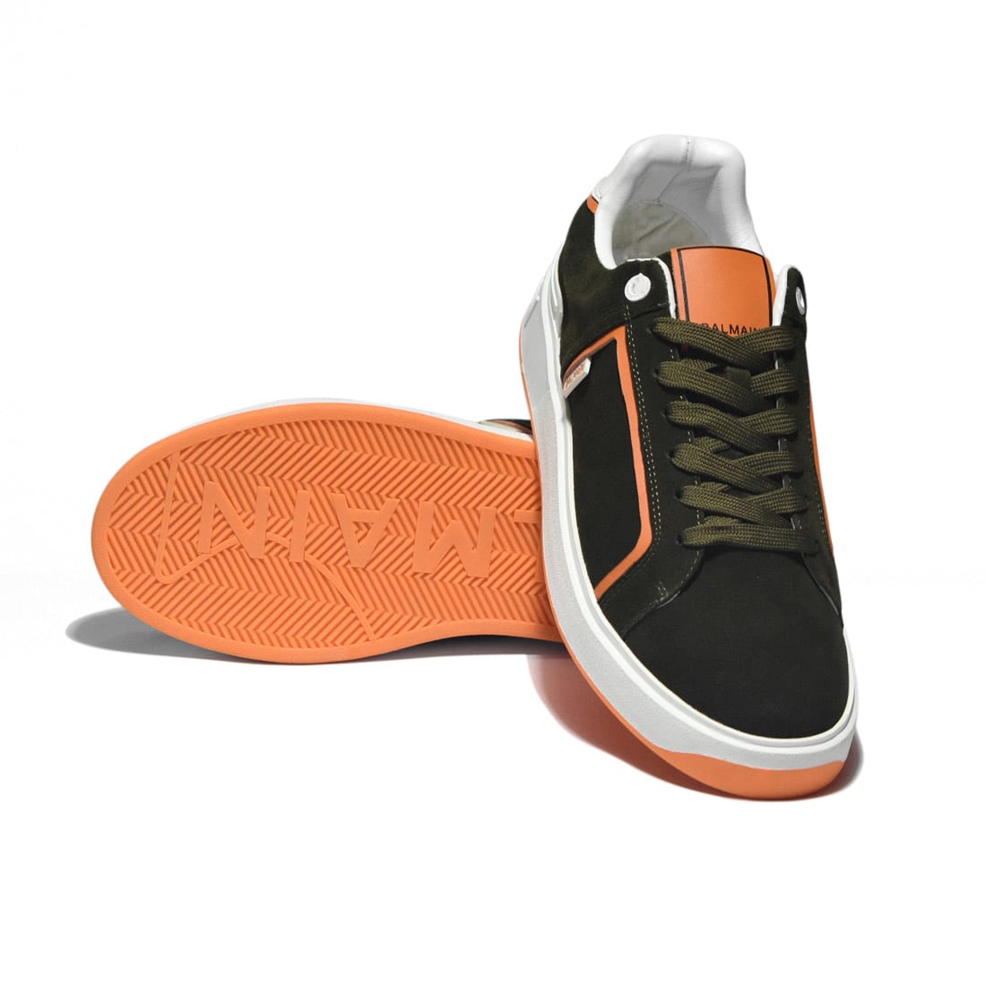 Balmain B-Court Kai Green Premium Sneakers-5