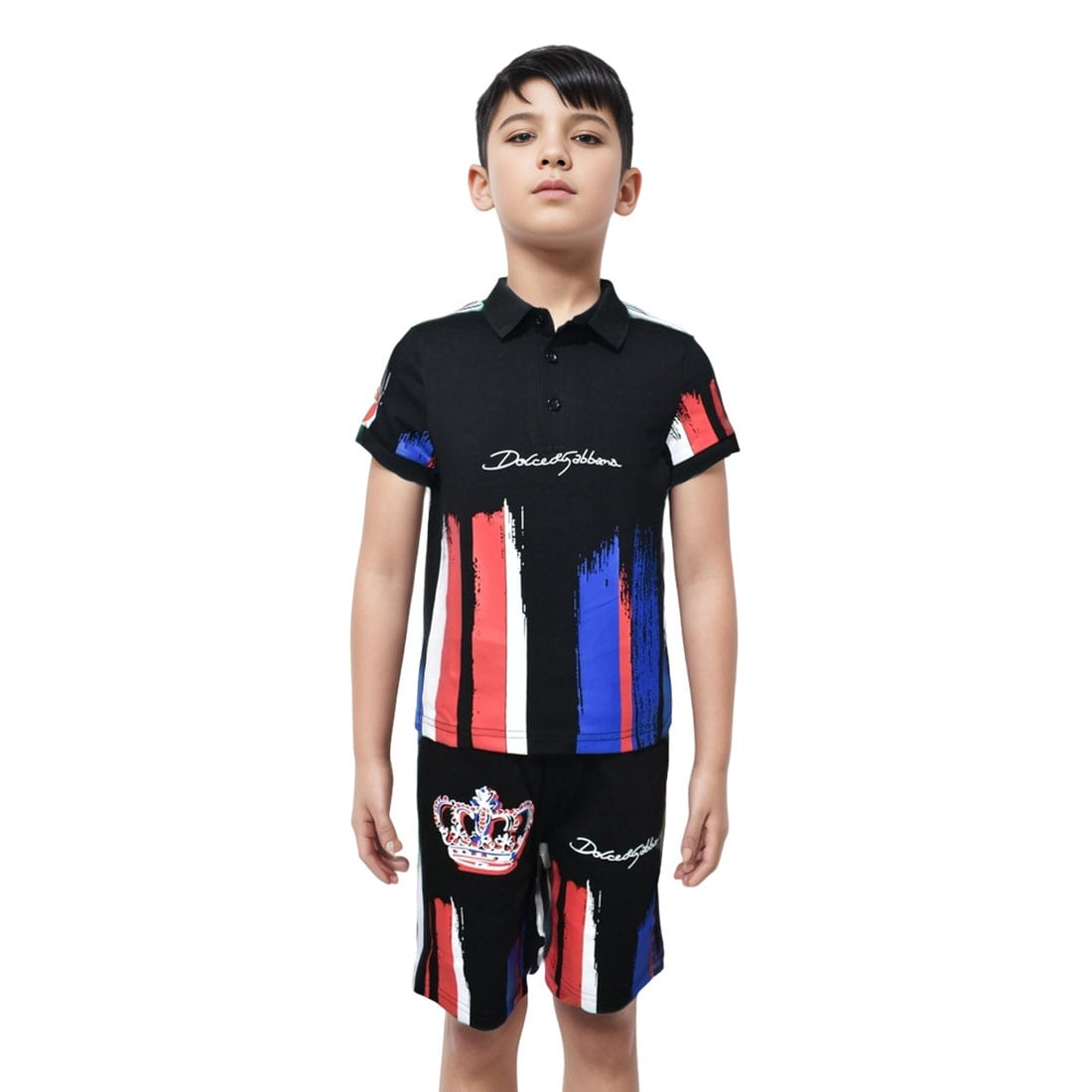 Dolce & Gabbana Black Premium Kids Co-ord Set-0