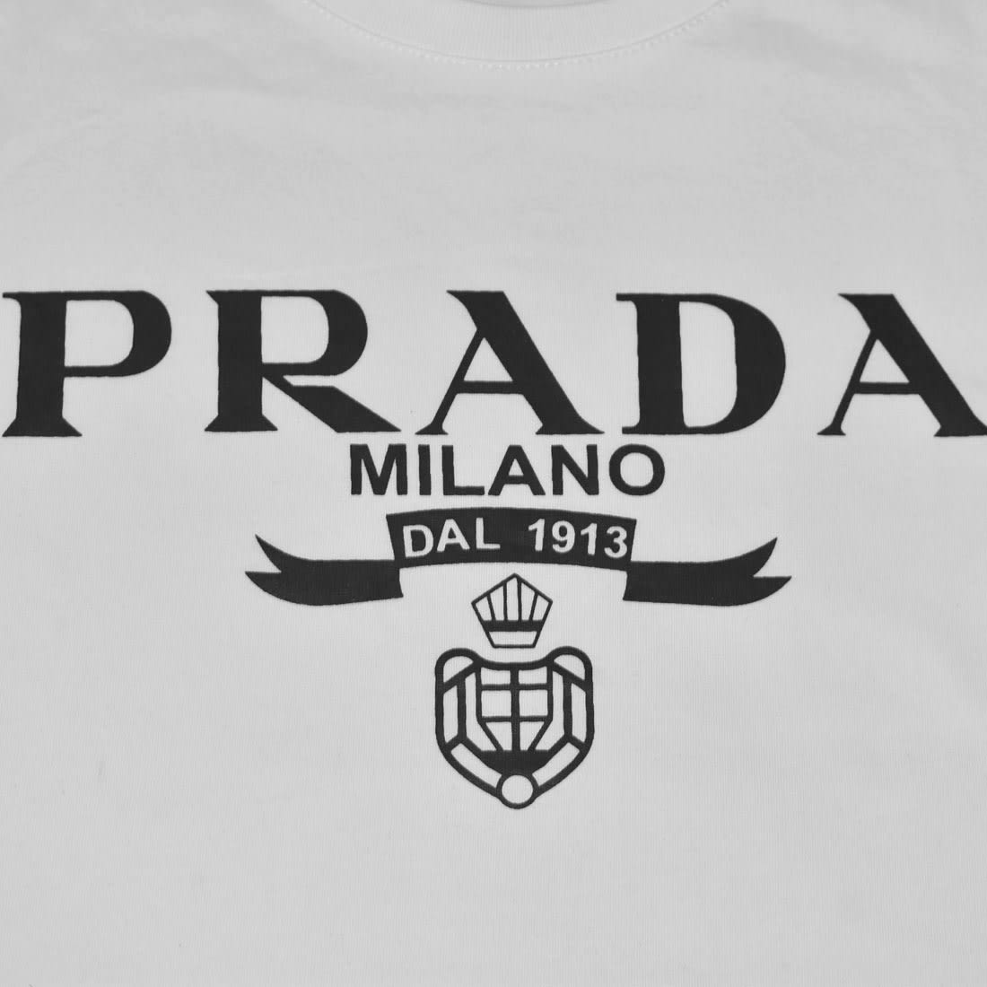 Prada logo Print White Premium Kids Co-ord Set-3