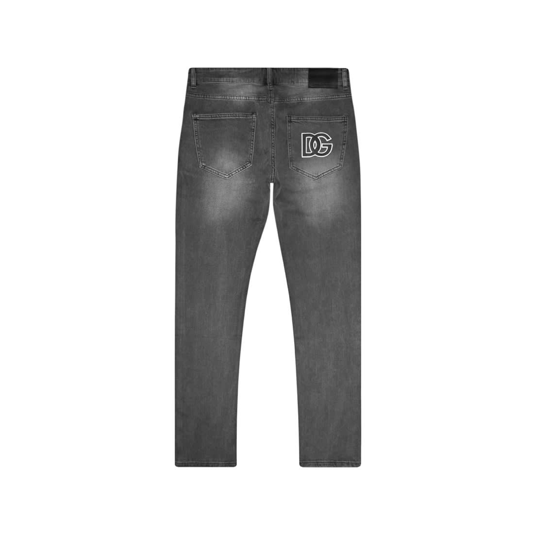 Dolce & Gabbana Grey Premium Quality Jeans-5