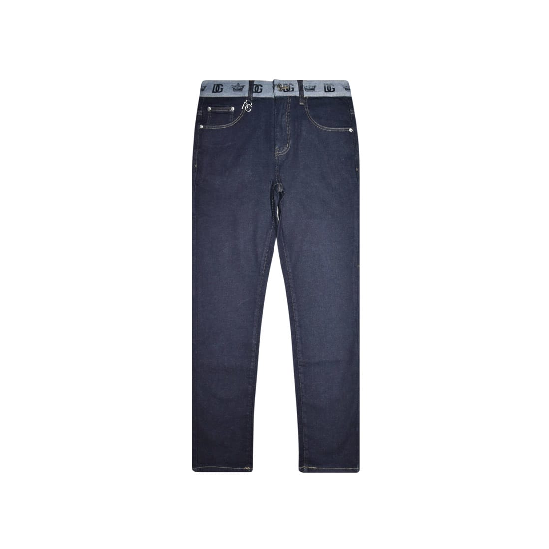 Dolce & Gabbana Dark Blue Premium Cotton Jeans-0