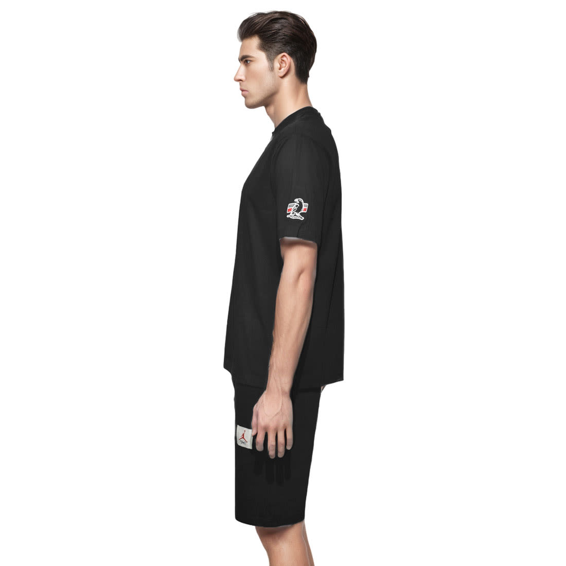 Two 18 Black Premium Mens T-shirt & Shorts Combo-2