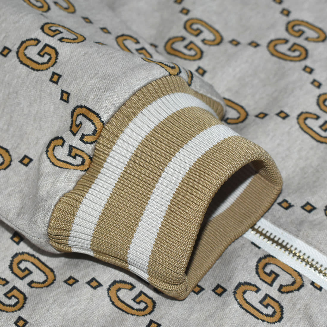 Gucci Cream Premium Beige Canvas Tracksuit-9