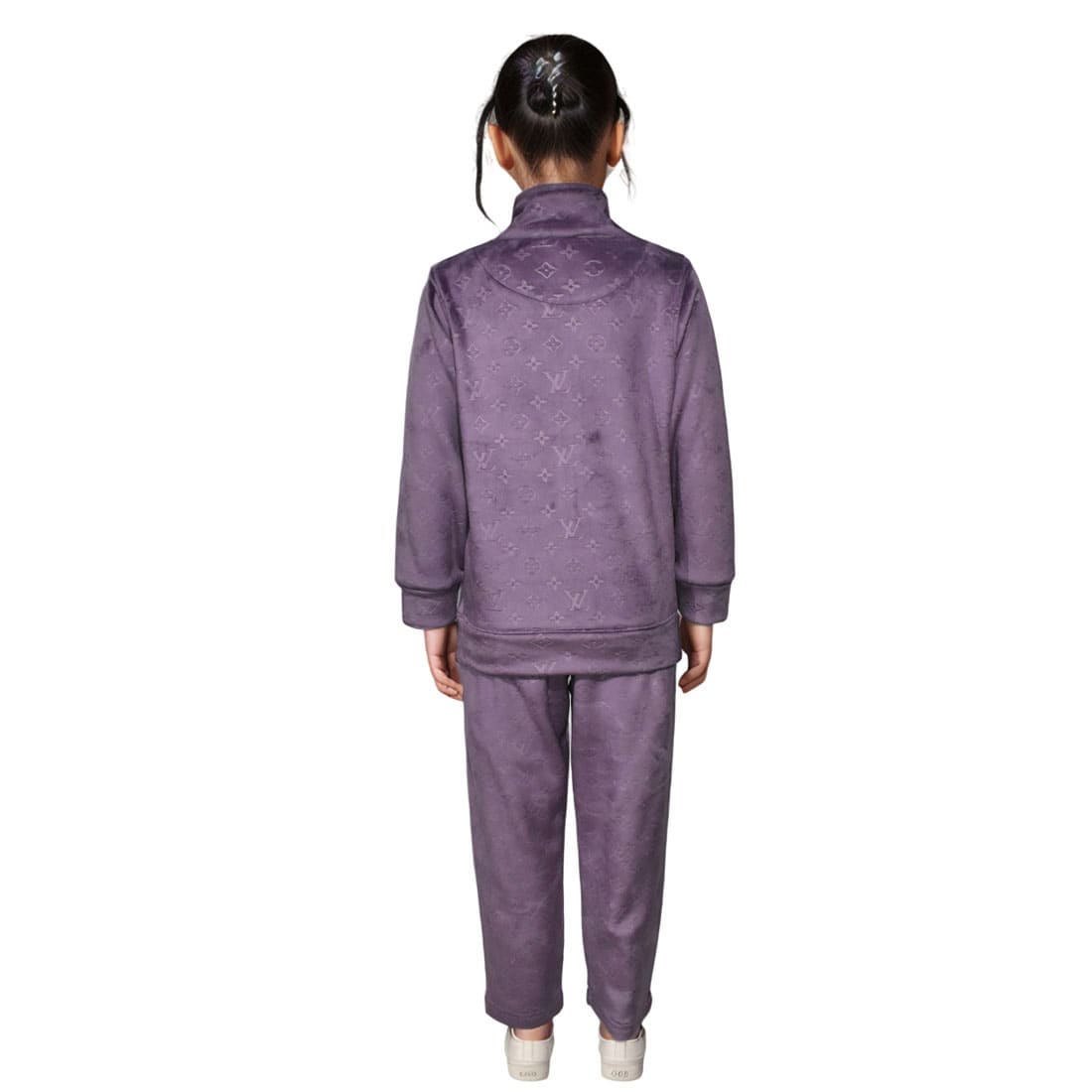 Louis Vuitton Monogram Purple Premium Kids Tracksuit-1