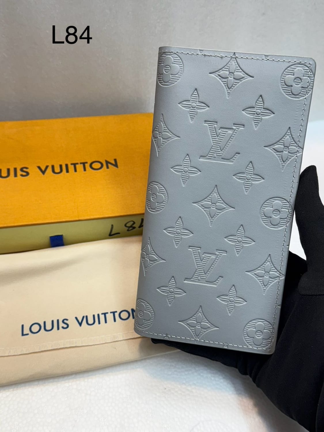 Louis Vuitton Grey Premium Long Wallet-0