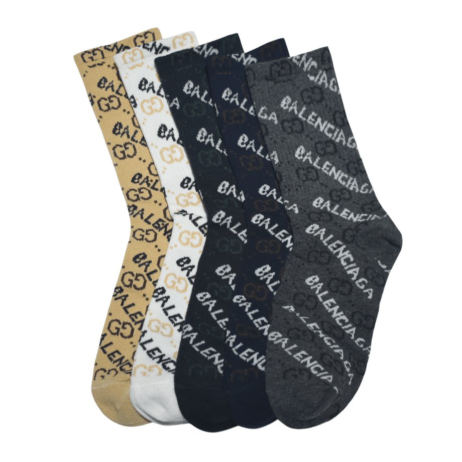 Balenciaga Premium Quality Ankle Socks Pack of 5-1