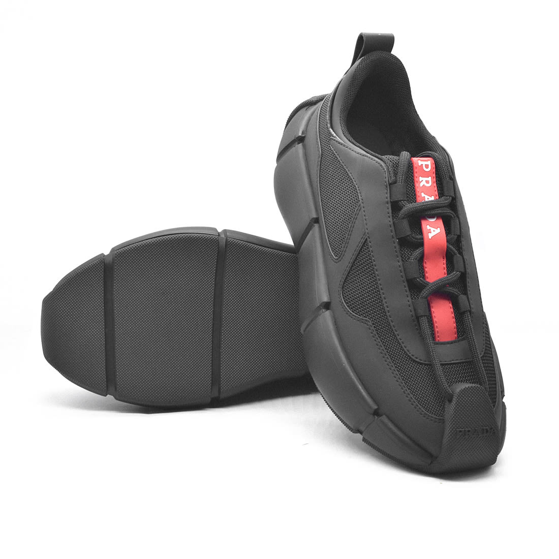 Prada Black Premium Low Top Sneaker-5