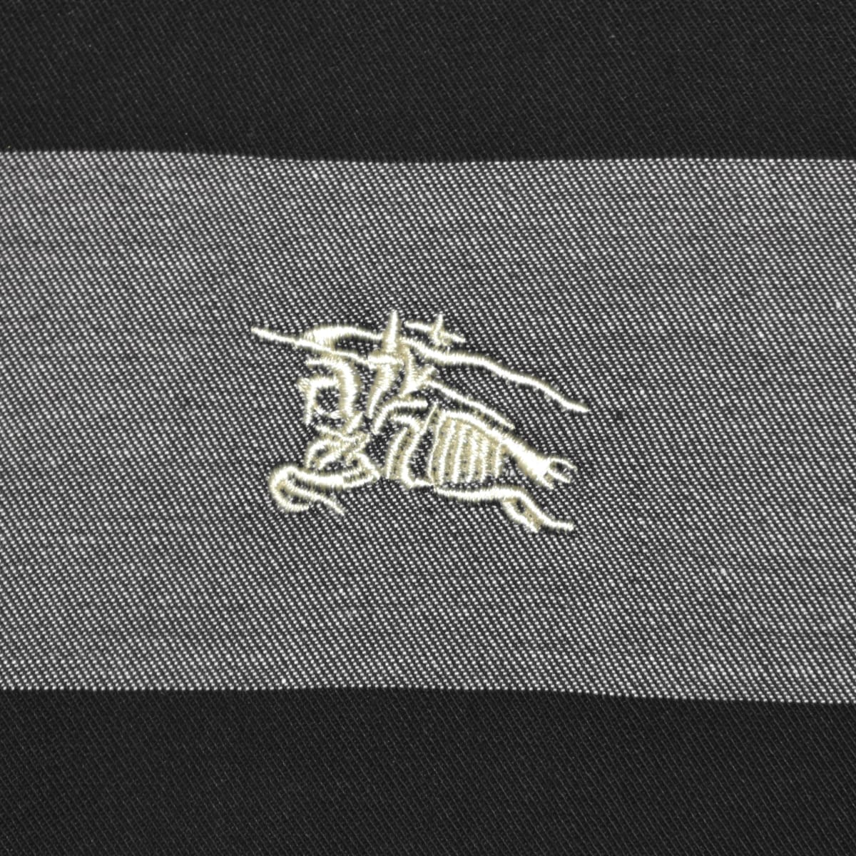 Burberry Black Premium Quality Polo Tees-3