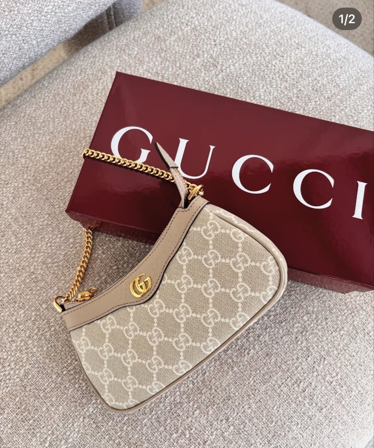 Gucci Ophidia White Mini Shoulder Bag-2
