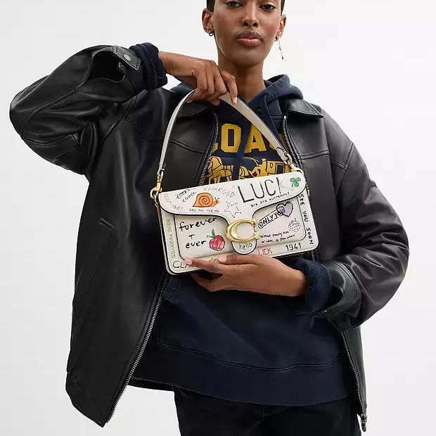 Coach Tabby Shoulder Bag 26 With Sketch Print-6