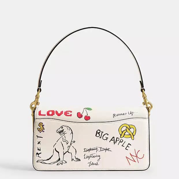 Coach Tabby Shoulder Bag 26 With Sketch Print-2