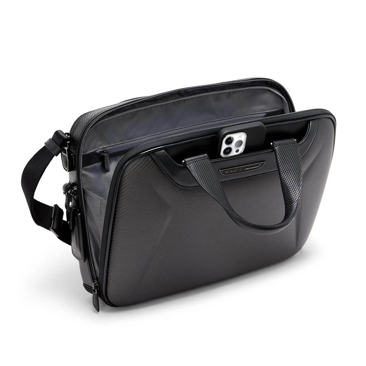 Tumi I McLaren Axle Slim Black Briefcase Bag-2