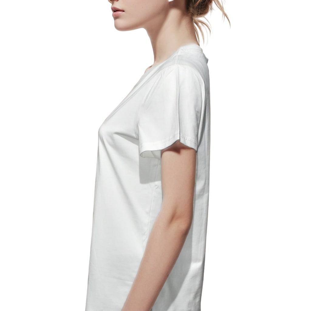 Fendi White Premium Quality Women T-shirt-2