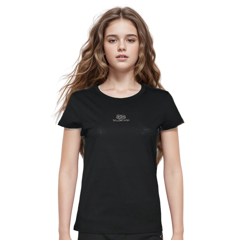 Balenciaga Black Premium Quality Women T-shirt-0
