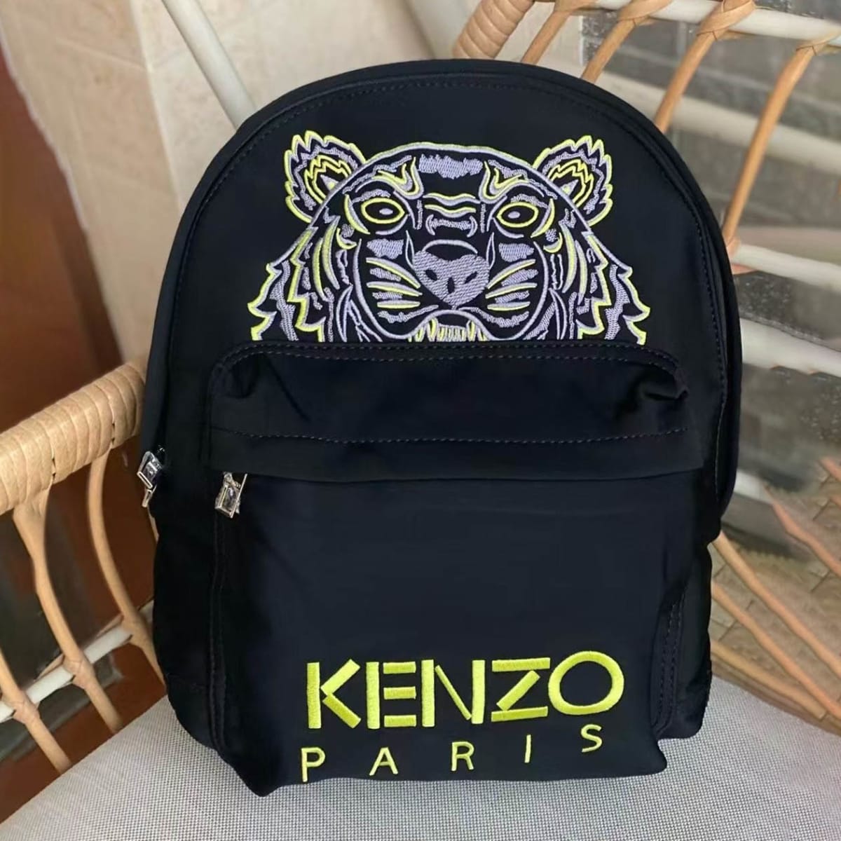 Kenzo Tiger Black & Yellow Premium Backpack-0