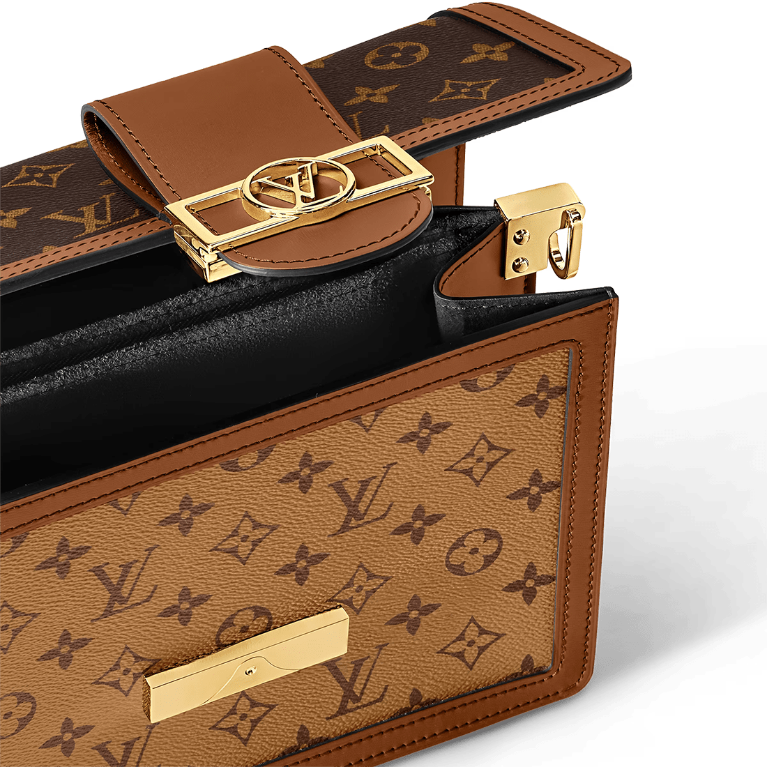 Louis Vuitton Dauphine Brown Monogram Bag-4