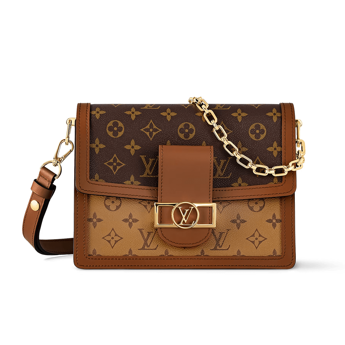 Louis Vuitton Dauphine Brown Monogram Bag-0