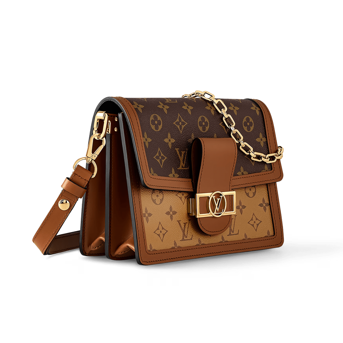 Louis Vuitton Dauphine Brown Monogram Bag-1