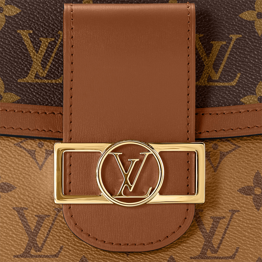 Louis Vuitton Dauphine Brown Monogram Bag-5