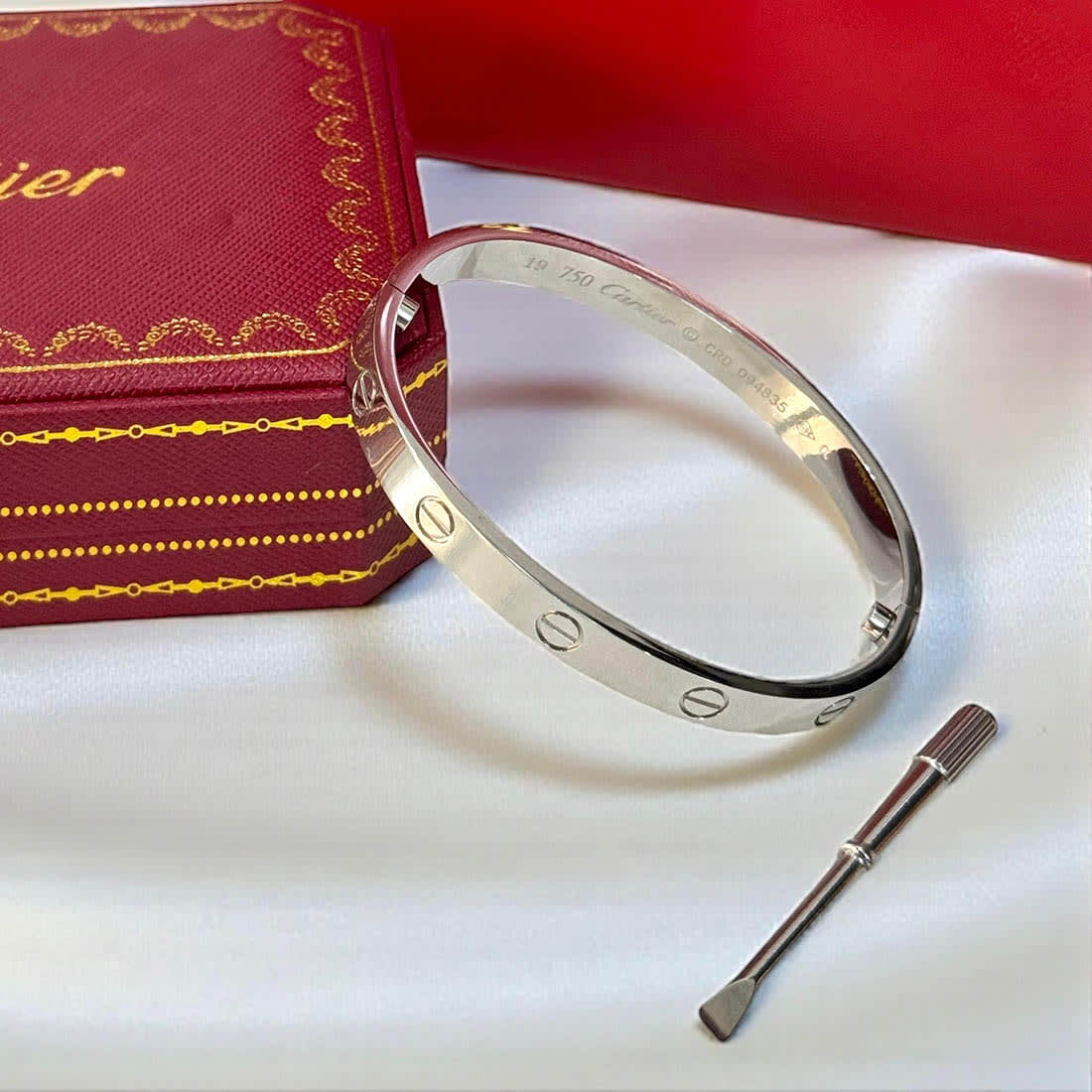Cartier Silver Love Bracelet-0