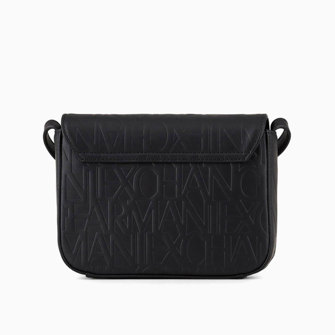 Armani Exchange Emboss Logo Black Crossbody Shoulder Bag-2